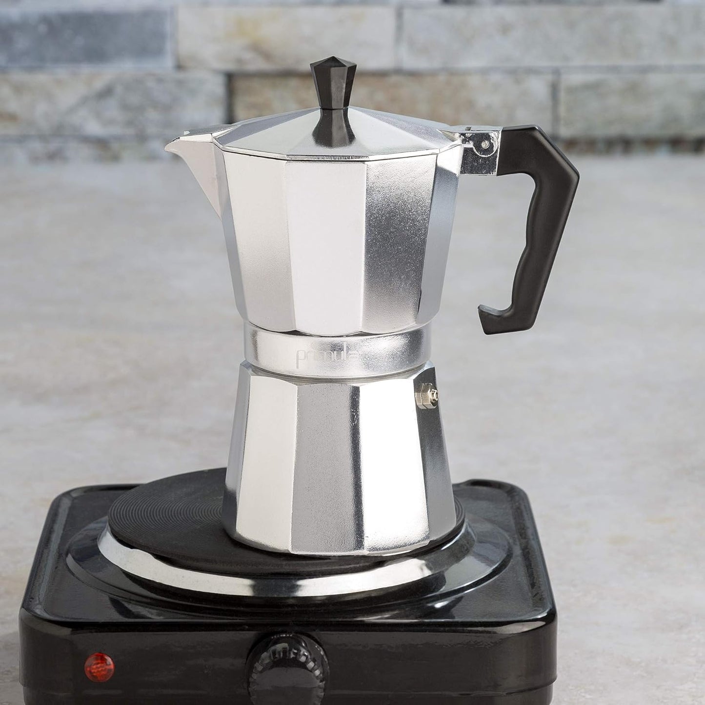 Stovetop Espresso Maker Moka Pot for Coffee Brewing