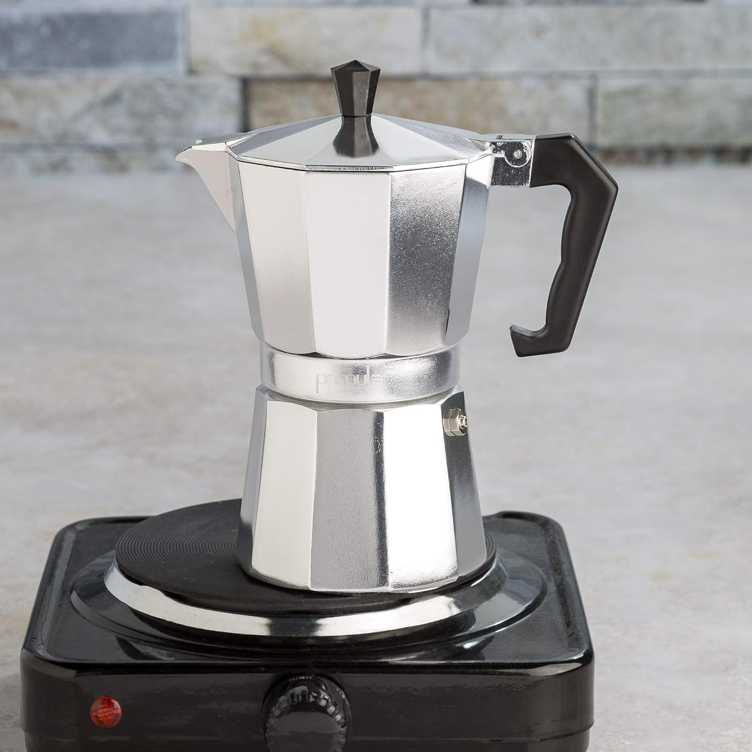 Stovetop Espresso Maker Moka Pot for Coffee Brewing
