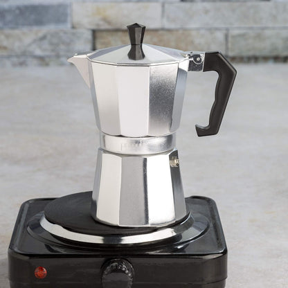 Stovetop Espresso Maker Moka Pot for Coffee Brewing