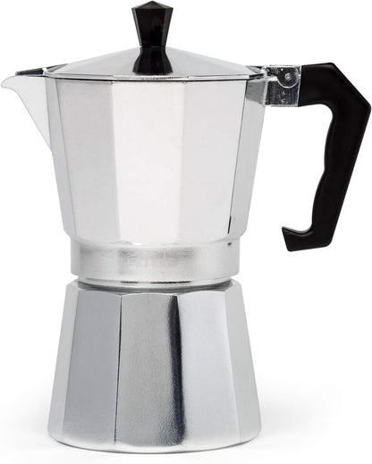 Stovetop Espresso Maker Moka Pot for Coffee Brewing