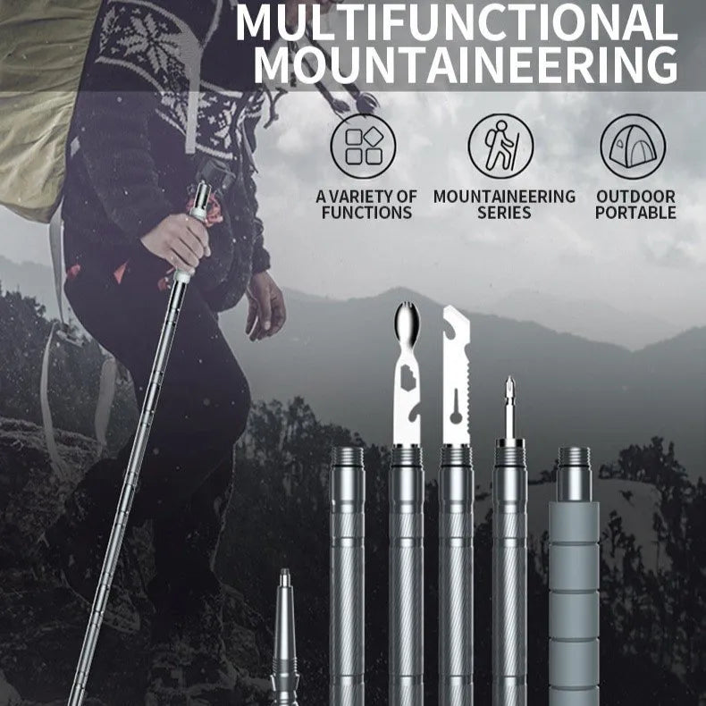 Survival System Walking Stick Hiking Pole