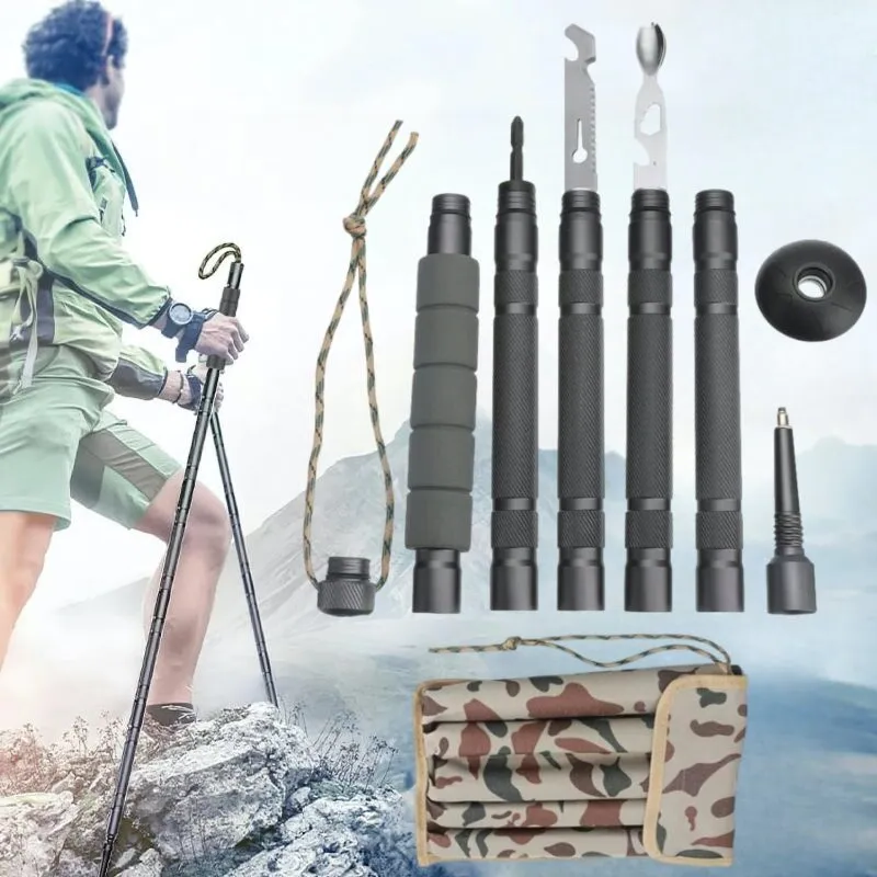 Survival System Walking Stick Hiking Pole