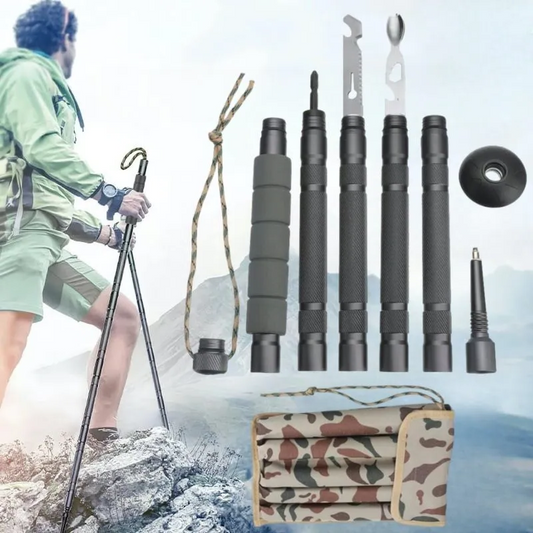 Survival System Walking Stick Hiking Pole