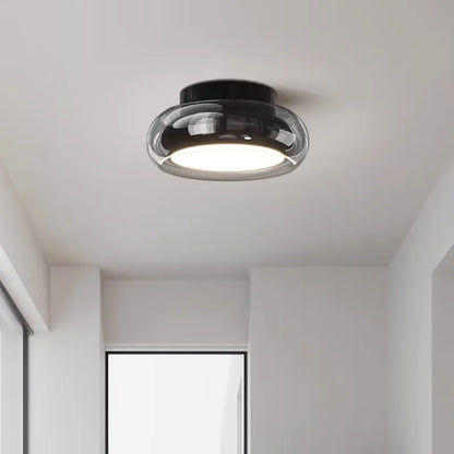 Vintage LED Ceiling Light | Retro Acrylic Fixture for Home & Office