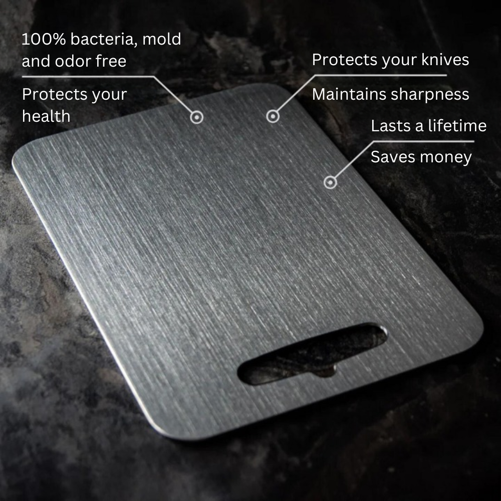 Titanium Cutting Board – Durable, Non-Toxic, and Easy to Clean
