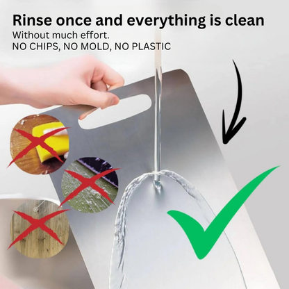 Titanium Cutting Board – Durable, Non-Toxic, and Easy to Clean