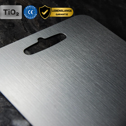 Titanium Cutting Board – Durable, Non-Toxic, and Easy to Clean