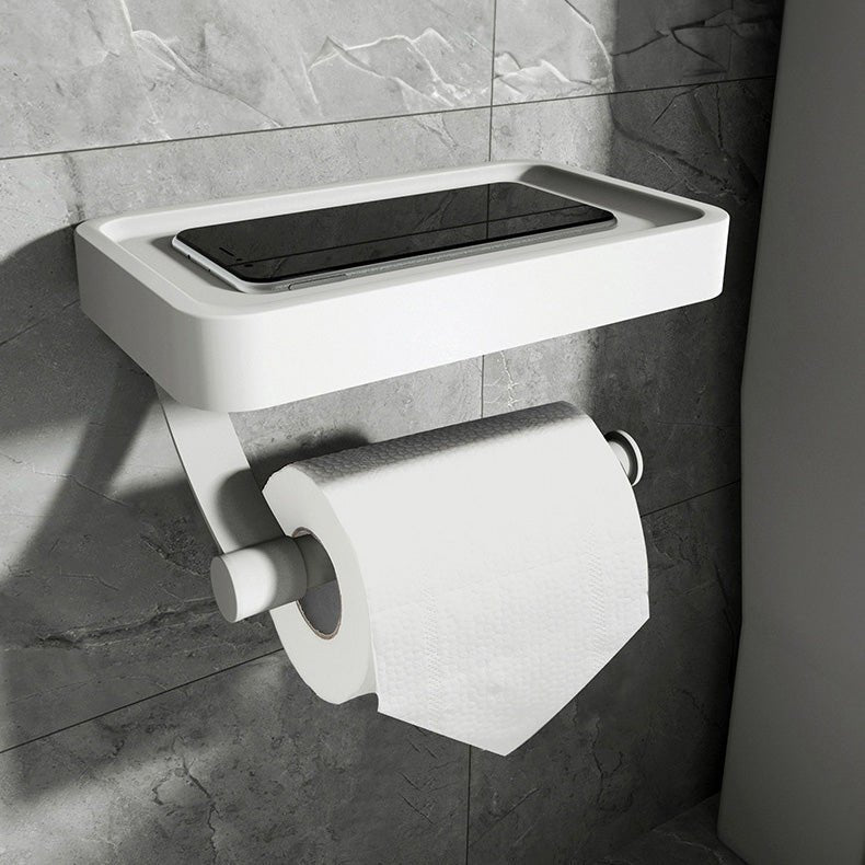 Toilet Roll Holder with Shelf