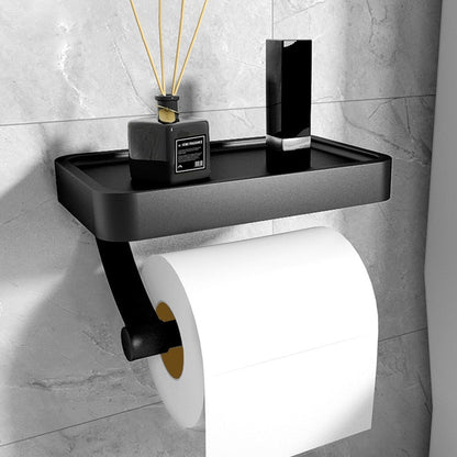 Toilet Roll Holder with Shelf