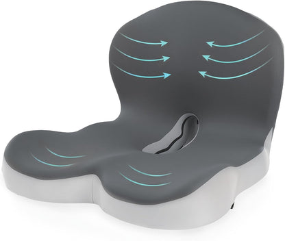 Truck car Seat Cushion Memory Foam with Lumbar Support