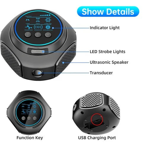 Ultrasonic Spider Repeller Device