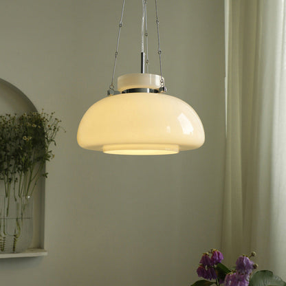 Pendant Light for Stylish Interiors | Modern Milky Glass Design for Home and Office