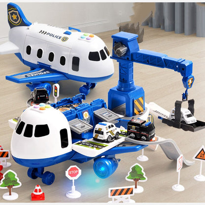 Airplane Vehicle Play Set Police Construction Fireman 3 Styles