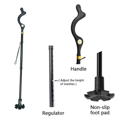 Walking Stick for Seniors – Lightweight Adjustable Cane with Ergonomic Grip