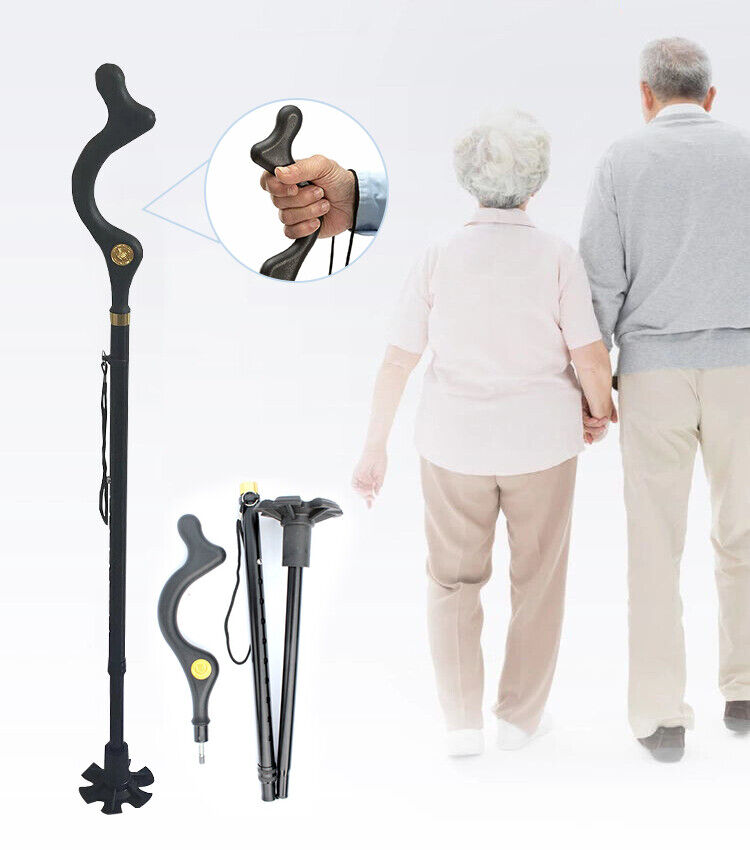 Walking Stick for Seniors – Lightweight Adjustable Cane with Ergonomic Grip
