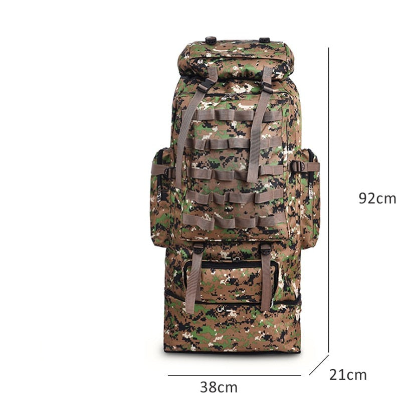 Waterproof Backpack 100L – Durable, Lightweight, and Versatile for Travel