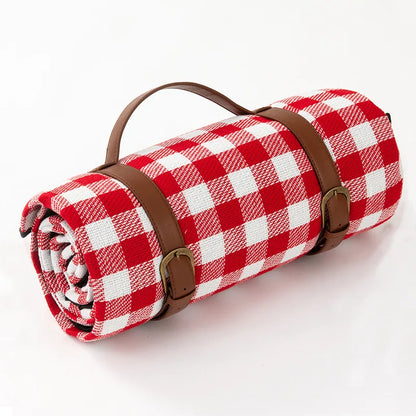 Waterproof Picnic Blanket – Large Foldable Plaid Outdoor Mat for Travel