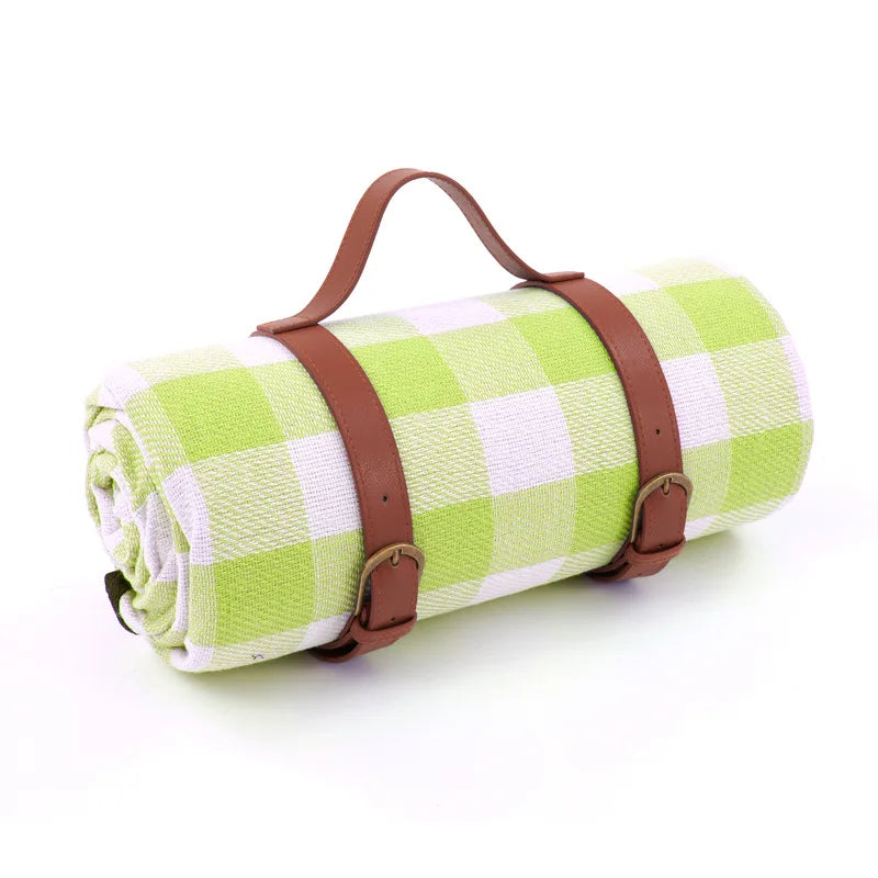 Waterproof Picnic Blanket – Large Foldable Plaid Outdoor Mat for Travel