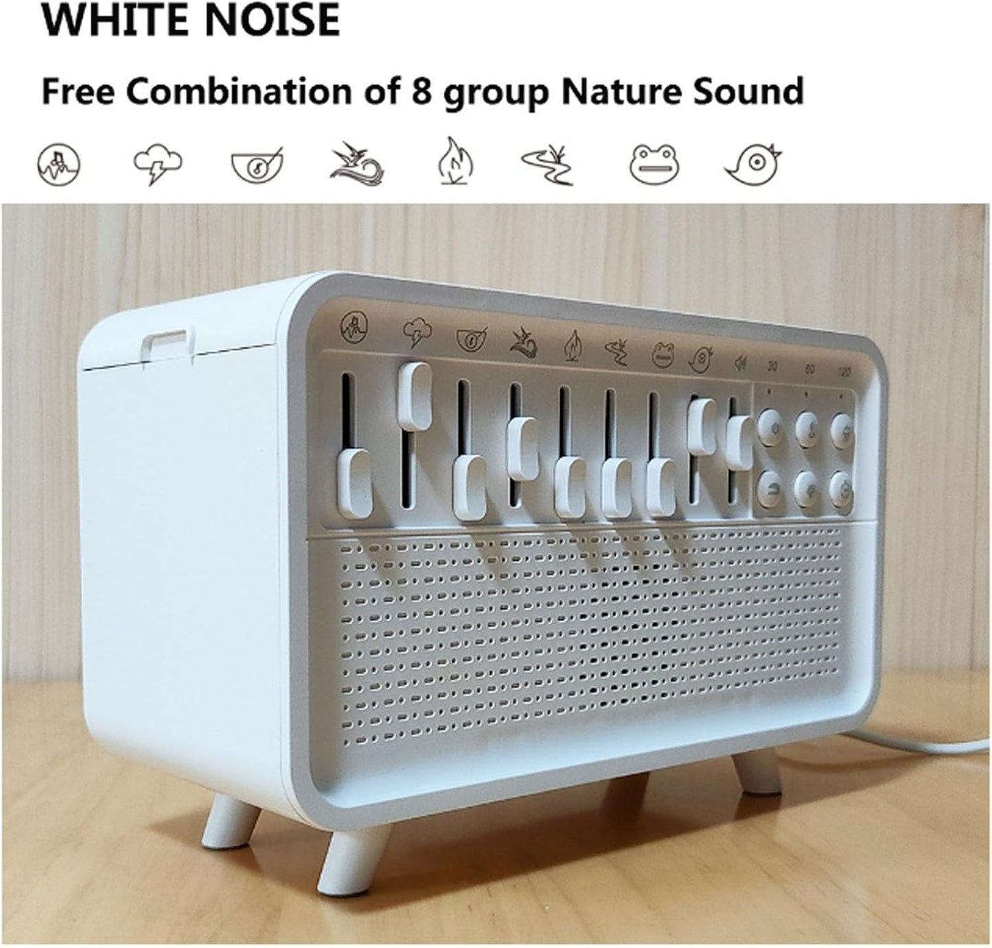 White Noise Machine Humidifier Sound Machine Bluetooth Speaker Diffuser