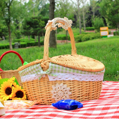Wicker Picnic Basket Set