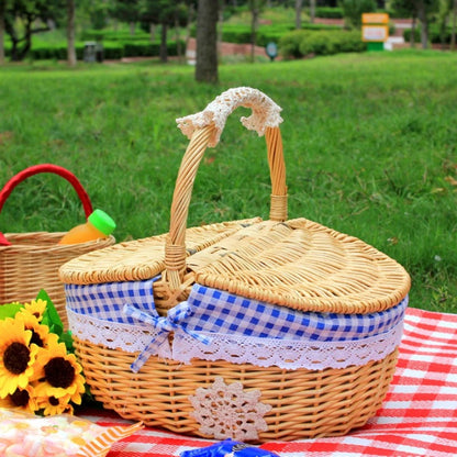 Wicker Picnic Basket Set
