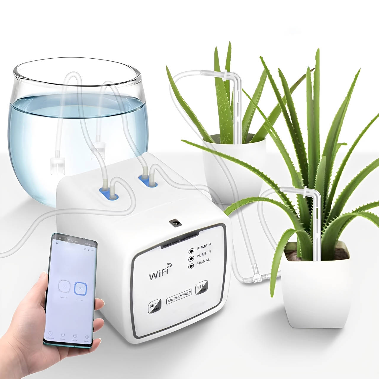 WiFi Automatic Plant Watering System for 20 Pots