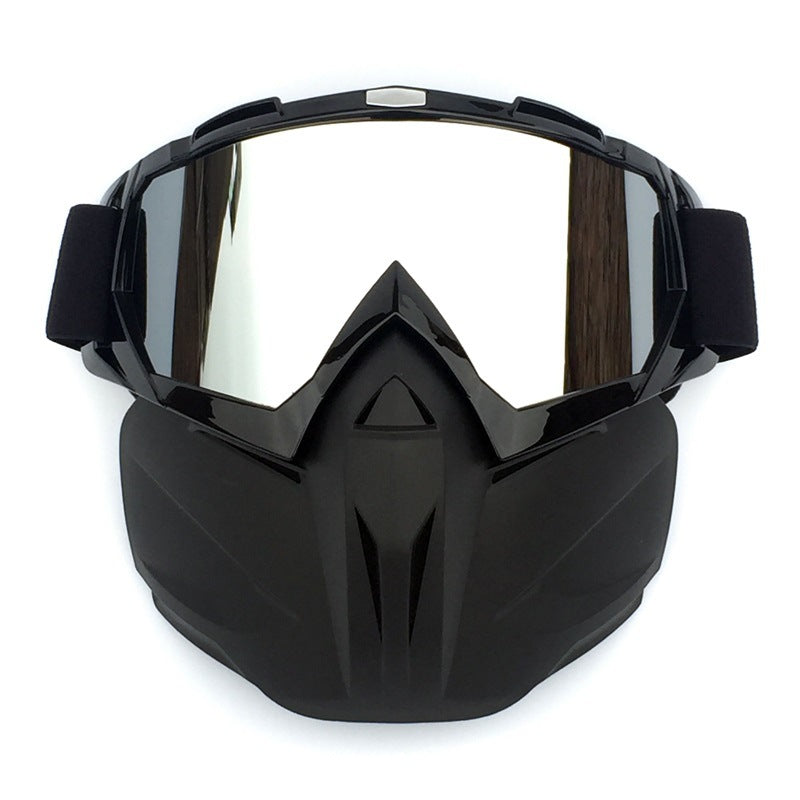Windproof Anti-Fog Skiing Motorcycling Mask Goggles with Box