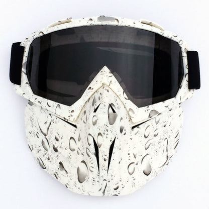 Windproof Anti-Fog Skiing Motorcycling Mask Goggles with Box