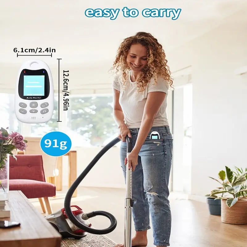 Wireless Baby Monitor with Video Audio Night Vision Two-Way Communication