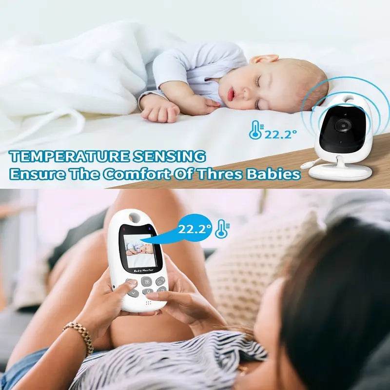 Wireless Baby Monitor with Video Audio Night Vision Two-Way Communication