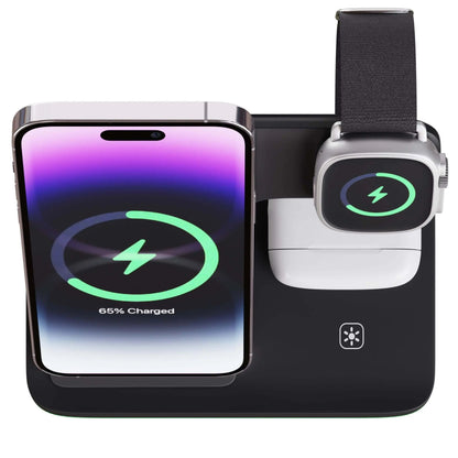Wireless Charging Dock for iPhone Apple Watch Charger Station