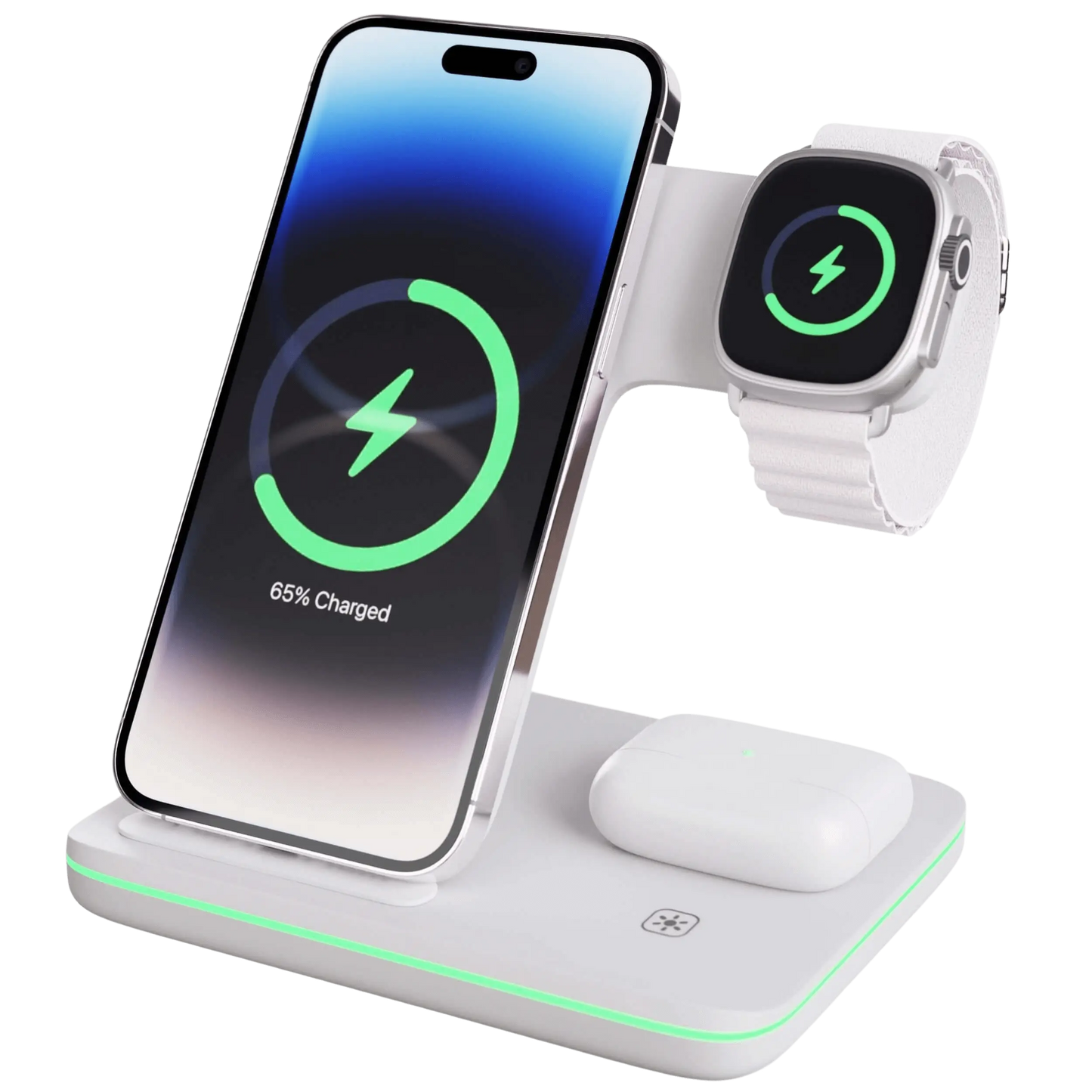 Wireless Charging Dock for iPhone Apple Watch Charger Station