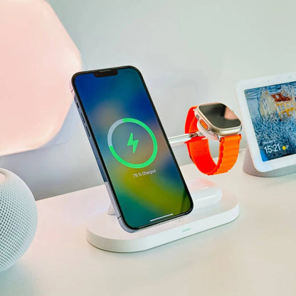 Wireless Charging Station for Multiple Devices Fast Charge Pad