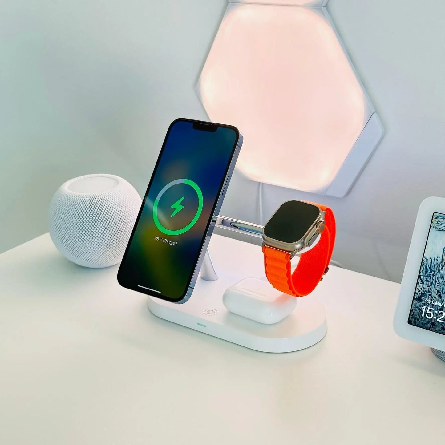 Wireless Charging Station for Multiple Devices Fast Charge Pad