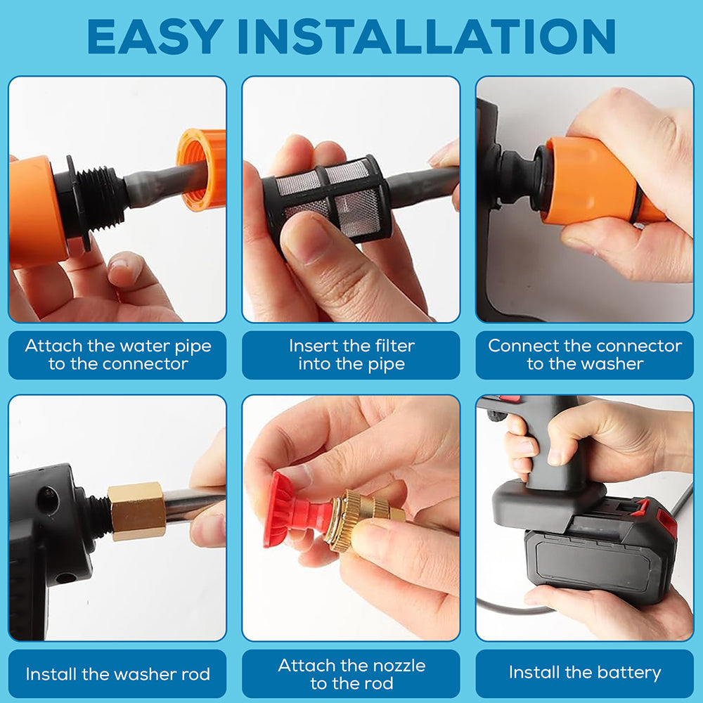 Wireless High Pressure Car Washer