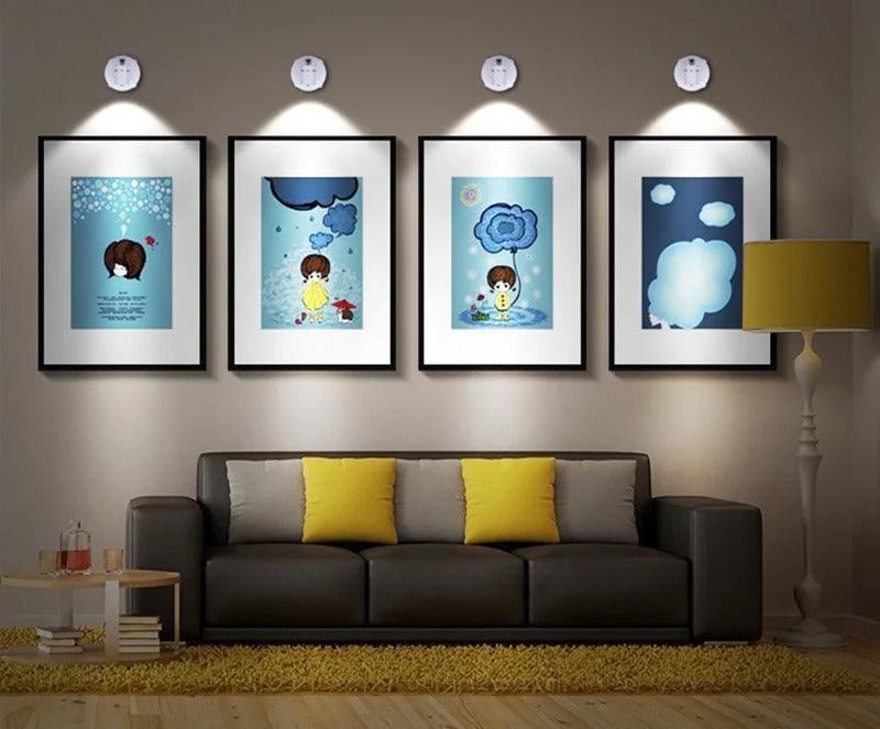 Wireless LED Spotlight Circular