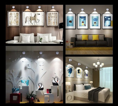 Wireless LED Spotlight Circular