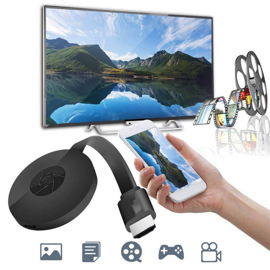 Wireless Video Streamer – Chromecast Device for TV Streaming and Mirroring