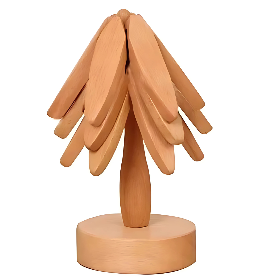 Wood Coasters Set Rustic Handmade Dining Table Accessories