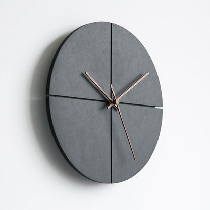 Concrete Wall Clock for Modern Home Decor and Office Style